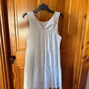 White Sleeveless Dress